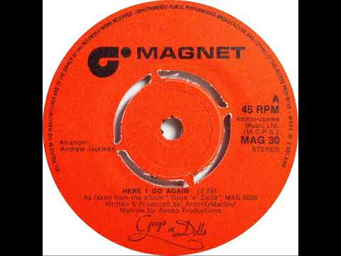UK New Entry 1975 (112) Guys 'n' Dolls - Here I Go Again