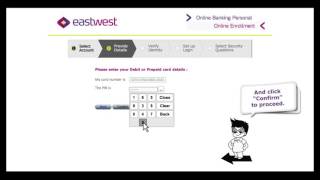 Eastwest  Online Banking Video 1 - How to Login