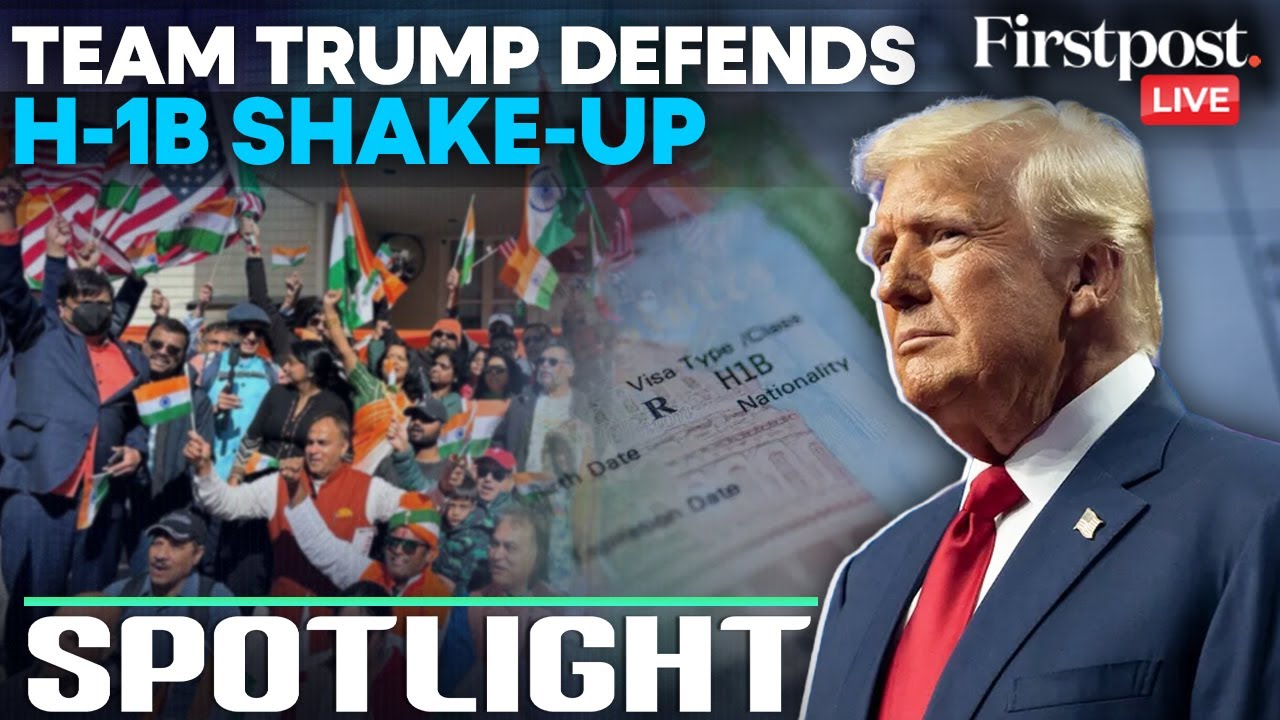LIVE: Team Trump Defends H-1B Visa Policy; Indians Look For Alternatives | Firstpost Spotlight |N18G