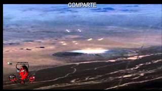 Ufo, Ovni Gigante, Grabado desde un Avión en Área 51 November 2015