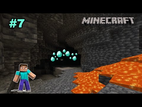 "500 Blocks From Home: Exploring The Biggest Cave" - MINECRAFT GAMEPLAY #7