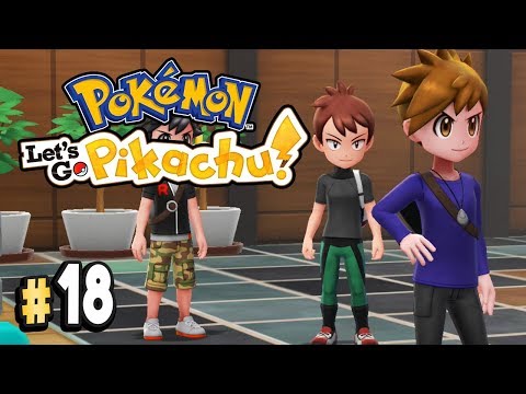 Pokemon Let's Go Pikachu Part 18 SILPH CO BLUE & GIOVANNI Walkthrough Gameplay