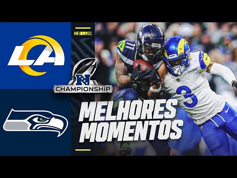 Los Angeles Rams vs Seattle Seahawks | Melhores Momentos - Final da NFC | NFL 2025