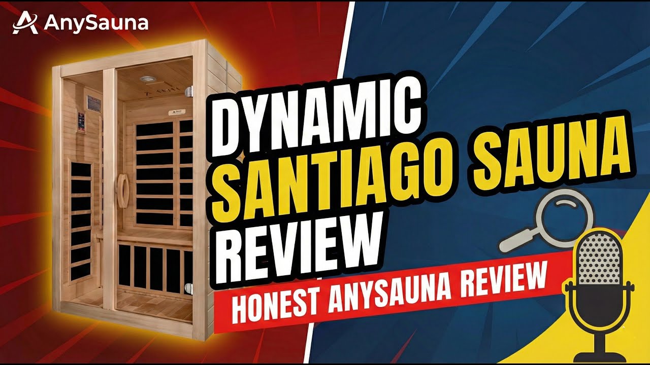 Dynamic Santiago 2 Person Low EMF Indoor FAR Infrared Sauna video thumbnail