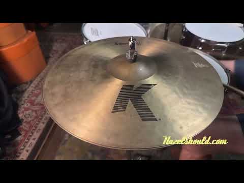 Zildjian K SWEET 16” Hihats 16” MASSIVE!  1274 1992 g HUGE DARK HATS! Discontinued?  Don’t Pay $700 image 5