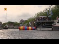 De Waterjump bij stadsstrand in Tilburg is afgebroken