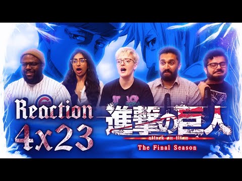 Attack on Titan 4x23 - Sunset - Group Reaction