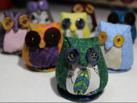 How to make an Owl Pincushion