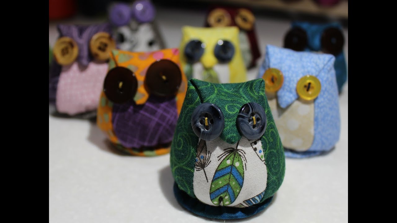 How to make an Owl Pincushion