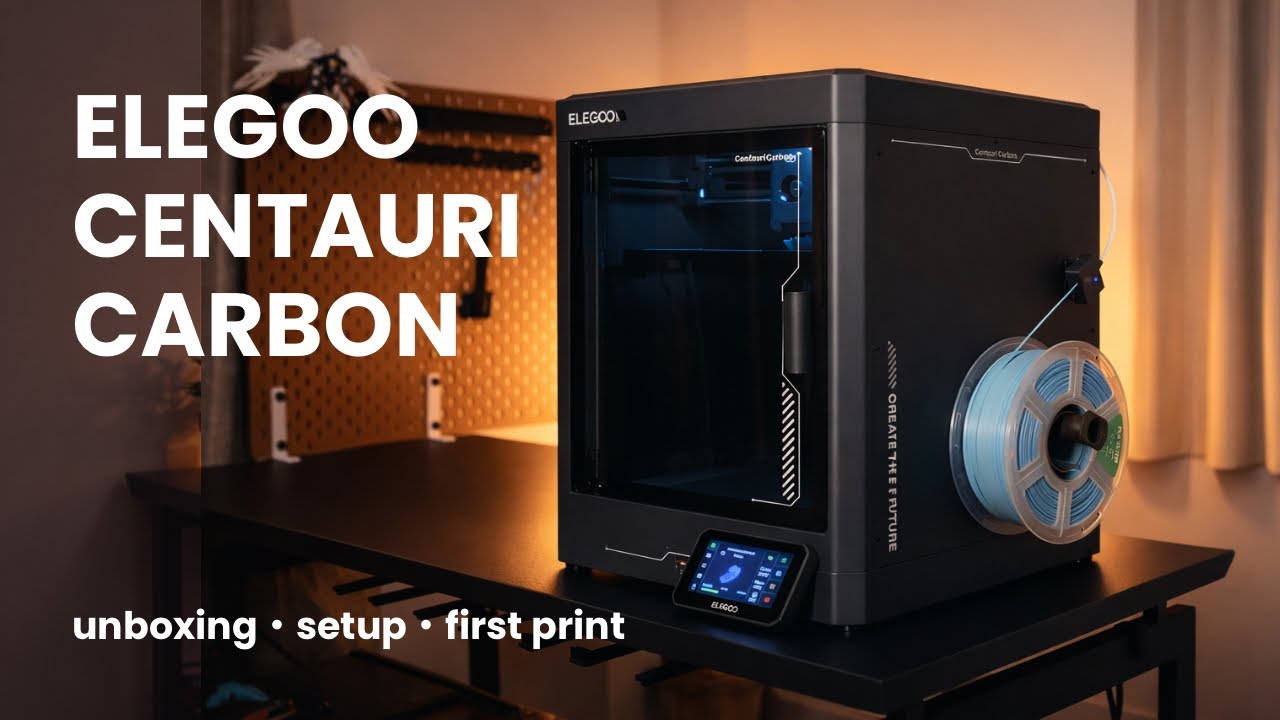 3D Printer MURAH tapi POWER! Elegoo Centauri Carbon Unboxing & Setup