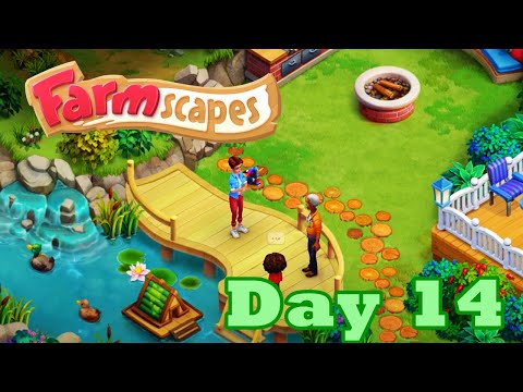 Farmscapes Stories Day 14 Renovation Complete HD Gameplay Walkthrough | 3 - match game | Movies