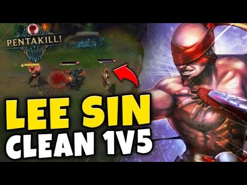 I MADE IT ON SYNAPSE WITH THIS LEE SIN PENTA KILL (UNOFFICIAL) - League of Legends