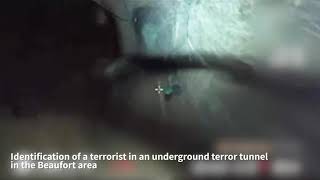 Hezbollah Terrorists Fire at an IDF Drone in Underground Terror Tunnel