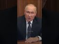 Vladimir Putin warns the West that he isn't bluffing