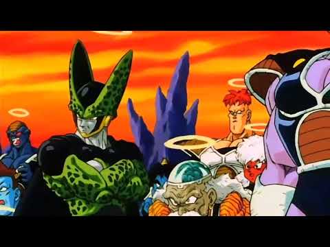 Dragon ball Z - Vilões assistindo no inferno a luta de Goku vs kid buu (dublado)