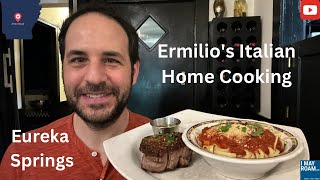 Try the Red Sauce at Ermilio's Italian Home Cooking in Eureka Springs, Arkansas
