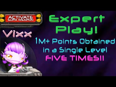 AstroPop Deluxe - First 32 Classic Levels with Vixx! (Expert Play)