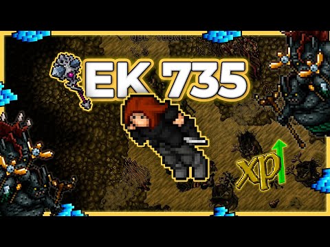 EK 735 Hunt Solo Deathlings 4.5kk/h (100%) - Tibia Hunt [12.87] #tibia #tibiahunt #hunts