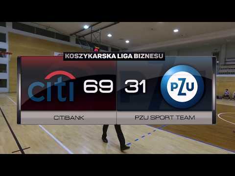 Citibank vs PZU Sport Team - VIII kolejka - Superliga Warszawa - Koszykarska Liga Biznesu