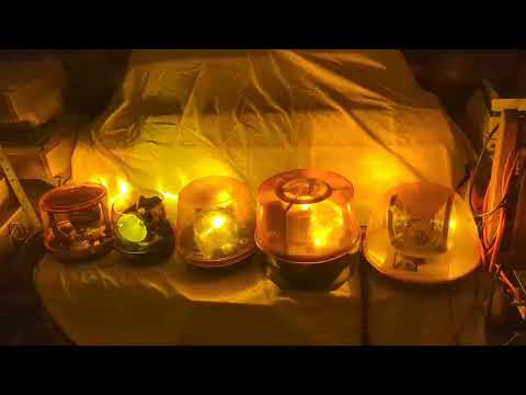 Various Mechanisms of Rotating Warning Lights