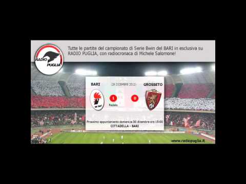 Bari-Grosseto 1-0 radiocronaca di Michele Salomone 26 Dicembre 2012