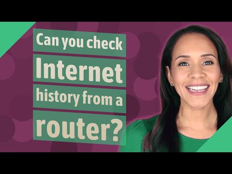 Can you check Internet history from a router?