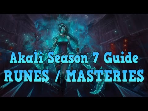 Reworked Akali Guide: Akali Season 7 Runes and Masteries