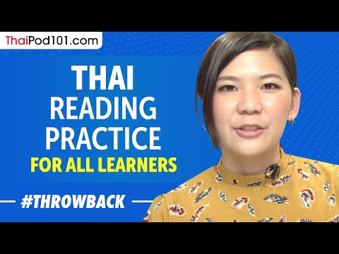 Thai Reading Practice for ALL Learners - Thai for Daily Life