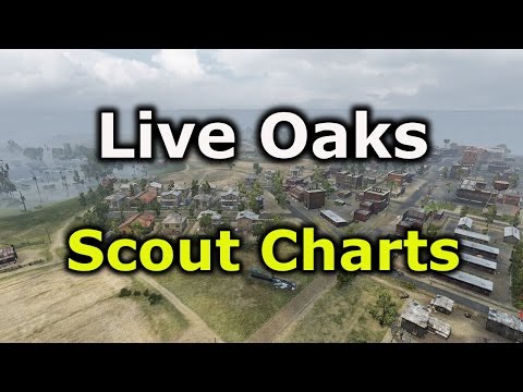 World of Tanks: Scout Guide Charts - Live Oaks - Northeast Spawn (9.17)