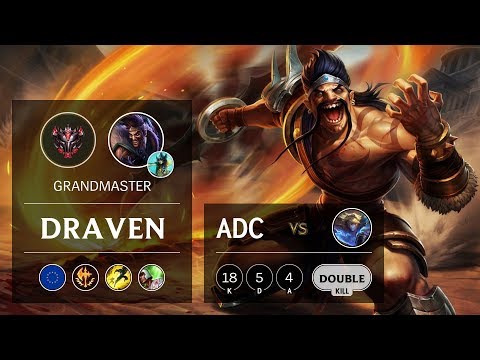 Draven ADC vs Ezreal - EUW Grandmaster Patch 9.8