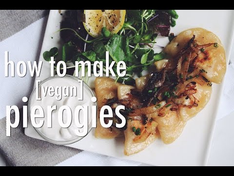 how to make vegan pierogies | hot for food