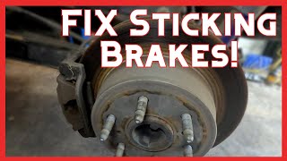 How to Fix Sticking Brakes: Clean & Lubricate Caliper Slide Pins (DIY Guide)