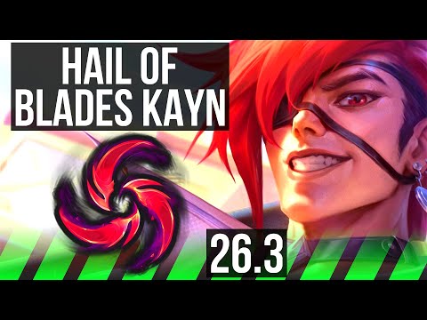 KAYN vs KHA'ZIX (JGL) | Hail Of Blades, 49K damage | NA Master | 26.3