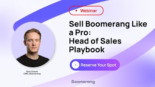 Download lagu Sell Boomerang Like a Pro: Head of Sales Playbook mp3
