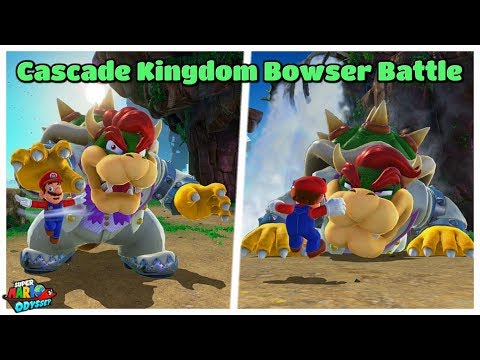 What If You Fight Bowser in The Cascade Kingdom? - Super Mario Odyssey