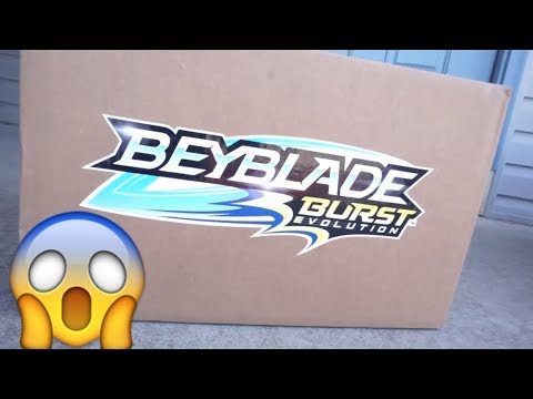 BEYBLADE BURST EVOLUTION SURPRISE UNBOXING!! HASBRO SENT US #FREETOYS