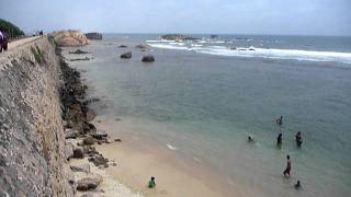 preview picture of video 'Sri Lanka,ශ්‍රී ලංකා,Ceylon,Galle,Fort Old Ramparts,Beach (05)'