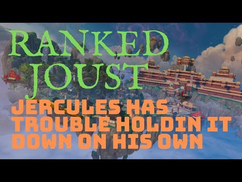 Ranked Joust Solo Queue:  Where all the other tank players at?