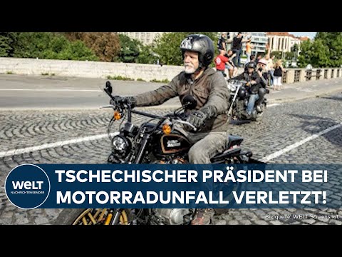 AUFATMEN IN PRAG: Präsident Petr Pavel nach Motorradunfall nicht ernsthaft verletzt