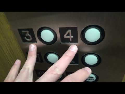 AWESOME 1906 Northeastern Bottom Drive Traction Elevator @ 90 Washington St. Dover, NH