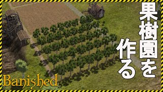 【Banished】我が集落に果樹園を作ってみた【Steam】バニッシュド