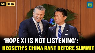 U.S. War Secretary Pete Hegseth Warns China Hours Before Trump–Xi Summit