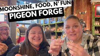 We're Back In The Smokies | Moonshine Flights & Cinnamon Delights! Pigeon Forge Food & Fun Vlog