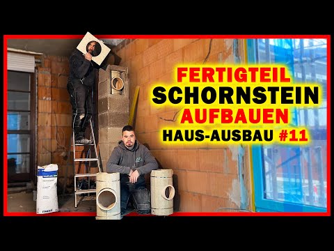 FERTIGTEIL SCHORNSTEIN aufbauen - Einzügiger Bausatz! | Haus-Innenausbau #11 | Home Build Solution