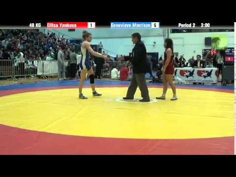 48 KG Bronze - Elitsa Yankova (Bulgaria) vs. Genevieve Morrison (Canada)