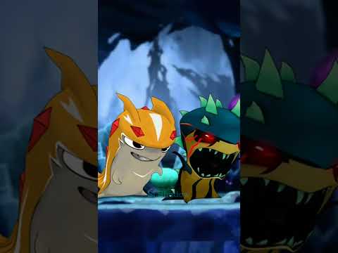 Babosas buenas vs Malvadas pt2 (Megamorphs) | Bajoterra #Shorts