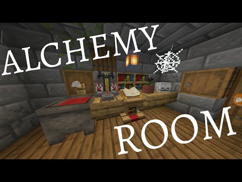JK playing - Alchemy room design tutorial - Minecraft