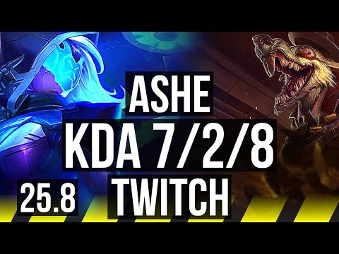 ASHE & Janna vs TWITCH & Yuumi (ADC) | EUW Diamond | 25.8