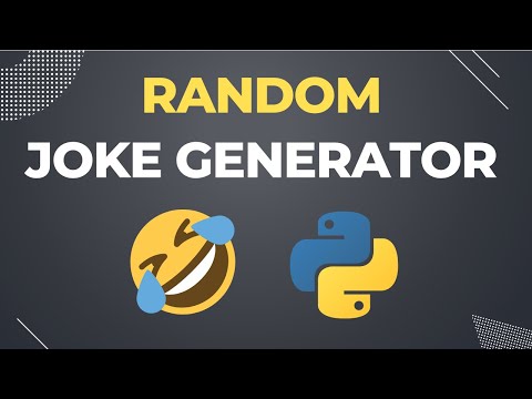 Create Random Joke Generator Using Python Tkinter Tutorial