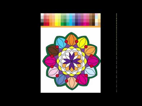 Mandala Adults Coloring Book Video